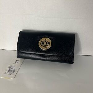 CXL Christian Lacroix CXLH24989-BLAK Bali Caviar Small Clutch Wristlet Black